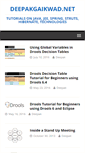 Mobile Screenshot of deepakgaikwad.net